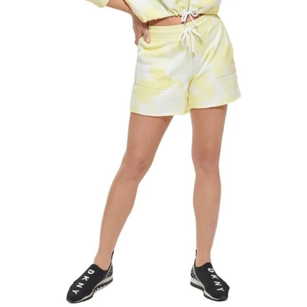 DKNY Sport Yellow Tie Dye Athletic Shorts Size‎ XS